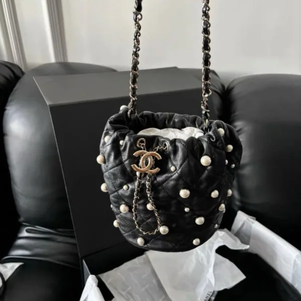 Chanel Bucket Pearl Bag SS21