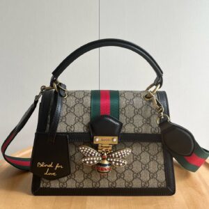 Gucci Queen Margarnet Bag in Black