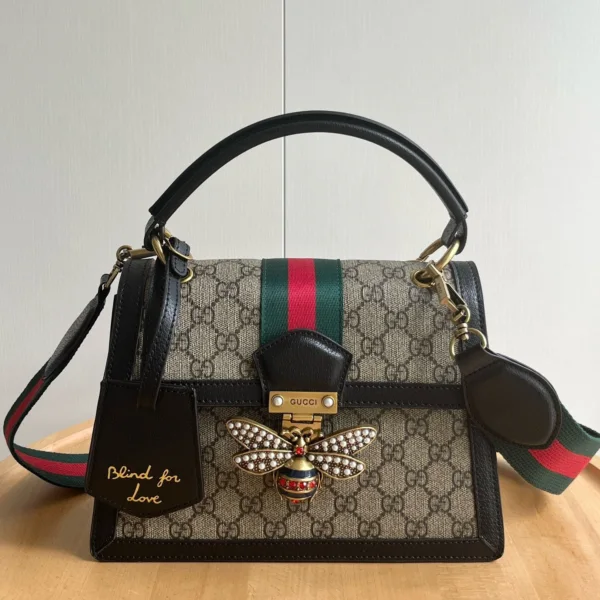 Gucci Queen Margarnet Bag in Black