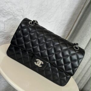 Chanel Classic Flap Medium Lambskin Sliver Hardware