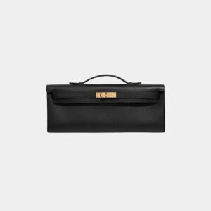 Hermes Kelly Clutch Black