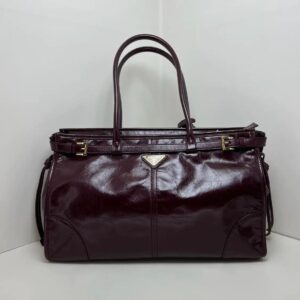 PRADA Bonnie Large Maroon