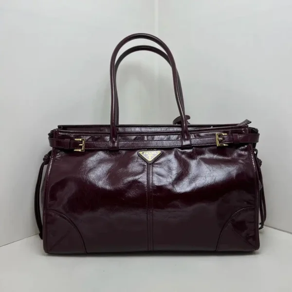 PRADA Bonnie Large Maroon
