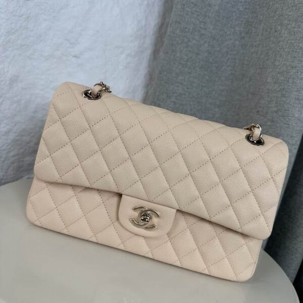 Chanel Classic Flap Medium Beige Gold Hardware