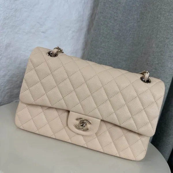 Chanel Classic Flap Medium Beige Gold Hardware